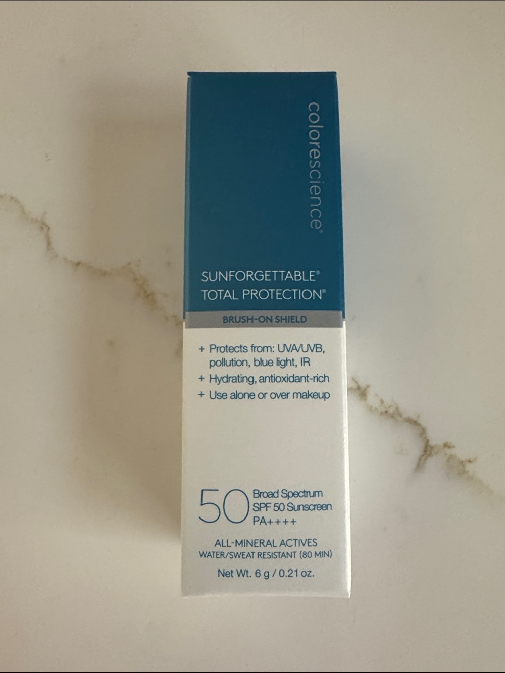 BNIB MEDIUM Brush-On Sunscreen SPF 50 Mineral Powder for Sensitive Skin - Picture 2 of 3